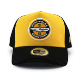 ニューエラ キャップ ドゥカティ コルセ PATCH E-FRAME TRUCKER SNAPBACK CAP GOLD