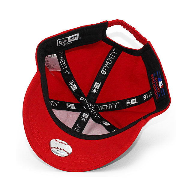 幼児用 ニューエラ キャップ 9TWENTY ロサンゼルス エンゼルス MLB KID'S MY 1st INFANT ADJUSTABLE CAP RED