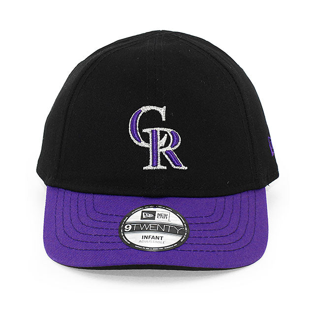 幼児用 ニューエラ キャップ 9TWENTY コロラド ロッキーズ MLB KID'S MY 1st INFANT ADJUSTABLE CAP BLACK