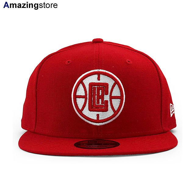 ニューエラ 9FIFTY ロサンゼルス クリッパーズ NBA TEAM-BASIC SNAPBACK CAP RED-WHITE NEW ERA LOS ANGELES CLIPPERS