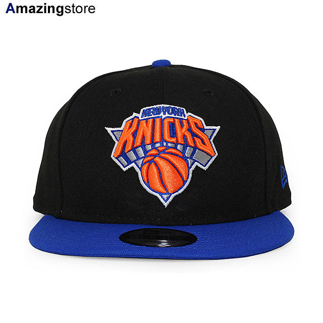 ニューエラ 9FIFTY スナップバック キャップ ニューヨーク ニックス NBA TEAM-COLOR SNAPBACK CAP BLACK-RYL BLUE