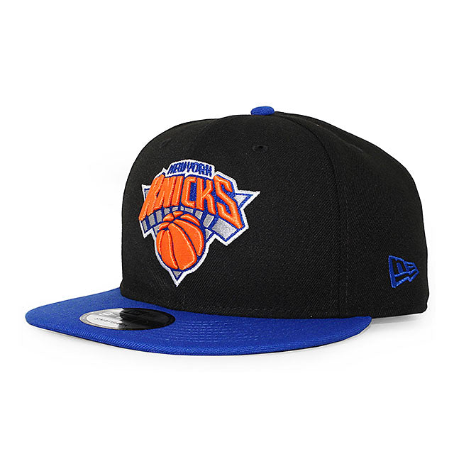 ニューエラ 9FIFTY スナップバック キャップ ニューヨーク ニックス NBA TEAM-COLOR SNAPBACK CAP BLACK-RYL BLUE