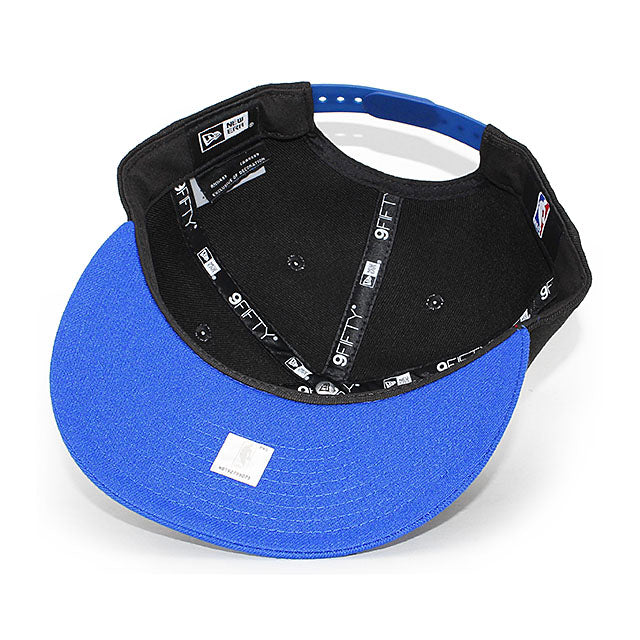 ニューエラ 9FIFTY スナップバック キャップ ニューヨーク ニックス NBA TEAM-COLOR SNAPBACK CAP BLACK-RYL BLUE