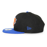 ニューエラ 9FIFTY スナップバック キャップ ニューヨーク ニックス NBA TEAM-COLOR SNAPBACK CAP BLACK-RYL BLUE