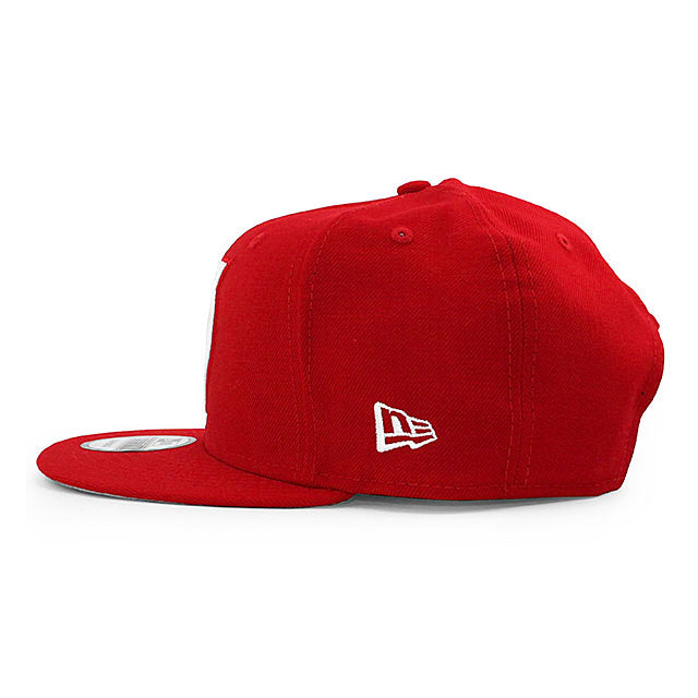 ニューエラ 9FIFTY ポートランド トレイル ブレイザーズ NBA TEAM-BASIC SNAPBACK CAP RED-WHITE NEW ERA PORTLAND TRAILBLAZERS