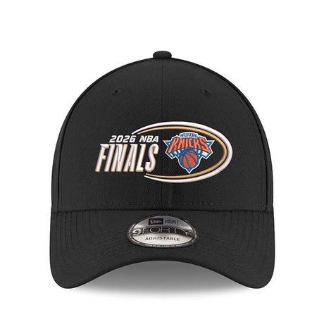 海外取寄 ニューエラ キャップ 9FORTY ニューヨーク ニックス 2026 NBA FINALS ADJUSTABLE CAP BLACK