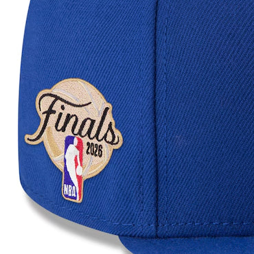 海外取寄 ニューエラ キャップ 9FIFTY ニューヨーク ニックス 2026 NBA FINALS SIDE PATCH SNAPBACK BLUE