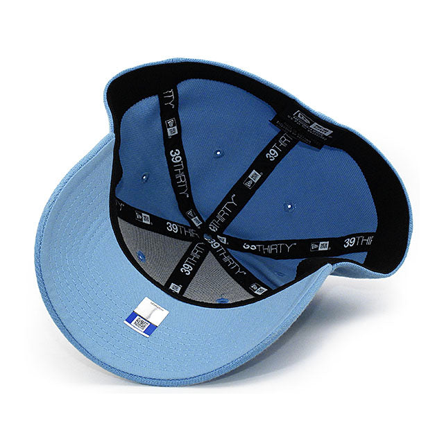 ニューエラ キャップ 39THIRTY ノースカロライナ ターヒールズ NCAA TEAM CLASSIC FLEX FIT CAP LT BLUE