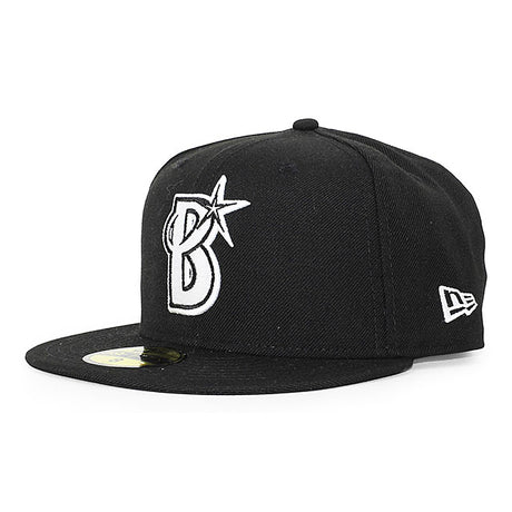 ニューエラ キャップ 59FIFTY 横浜DeNA ベイスターズ NPB FITTED CAP BLACK WHITE