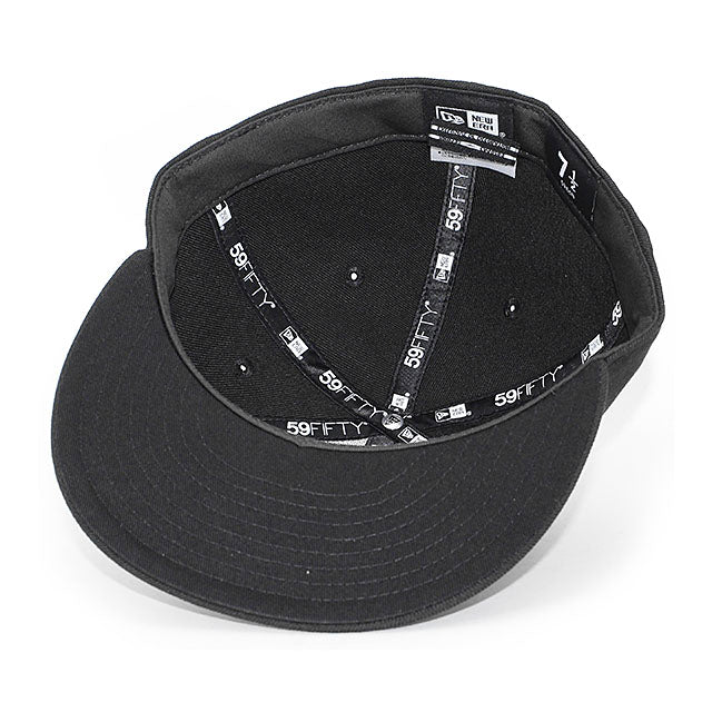 ニューエラ キャップ 59FIFTY 福岡ソフトバンク ホークス NPB TEAM-BASIC FITTED CAP&nbsp; BLACK-WHITE