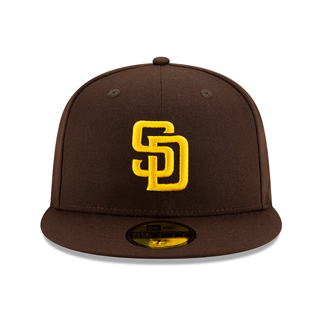 2024 ポストシーズンモデル 海外取寄 ニューエラ キャップ 59FIFTY サンディエゴ パドレス MLB POSTSEASON  AUTHENTIC COLLECTION FITTED CAP BROWN