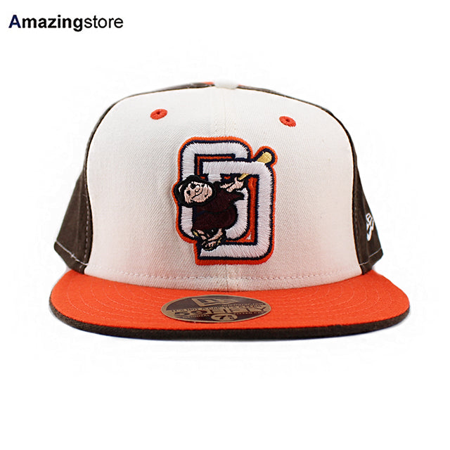 ニューエラ キャップ 59FIFTY サンディエゴ パドレス MLB COOPERSTOWN FITTED CAP ORANGE-BROWN