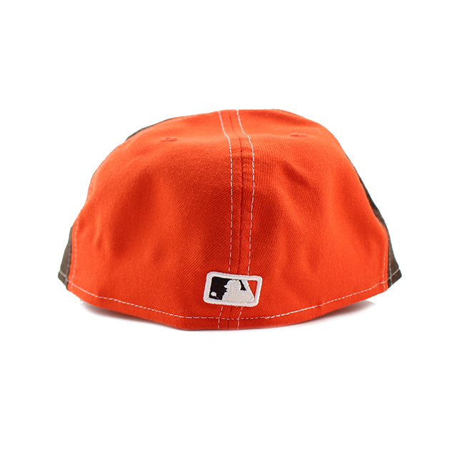 ニューエラ キャップ 59FIFTY サンディエゴ パドレス MLB COOPERSTOWN FITTED CAP ORANGE-BROWN