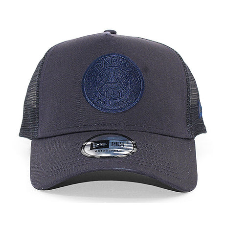 ニューエラ キャップ パリ サンジェルマン FC PSG TONAL E-FRAME TRUCKER MESH CAP NAVYOUT