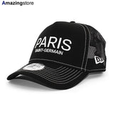 ニューエラ キャップ パリ サンジェルマン FC PSG STITCH TRUCKER MESH CAP BLACK