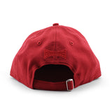 ニューエラ キャップ RC9FIFTY アトランタ ブラッククラッカーズ WOOL FLAT VISOR FELT PATCH STRAPBACK CAP RED