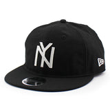 ニューエラ キャップ RC9FIFTY ニューヨーク ブラックヤンキース WOOL FLAT VISOR FELT PATCH STRAPBACK CAP BLACK