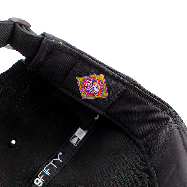 ニューエラ キャップ RC9FIFTY ニューヨーク ブラックヤンキース WOOL FLAT VISOR FELT PATCH STRAPBACK CAP BLACK