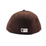子供用 ニューエラ キャップ 59FIFTY サンディエゴ パドレス YOUTH MLB ON-FIELD AUTHENTIC ALTERNATE FITTED CAP BROWN