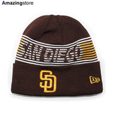 ニューエラ ニット ビーニー サンディエゴ パドレス MLB SPORTS KNIT BEANIE BROWN