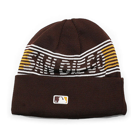 ニューエラ ニット ビーニー サンディエゴ パドレス MLB SPORTS KNIT BEANIE BROWN