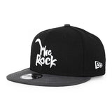 ザ ロックモデル ニューエラ コラボ 9FIFTY スナップバック キャップ WWE THE ROCK BLACK