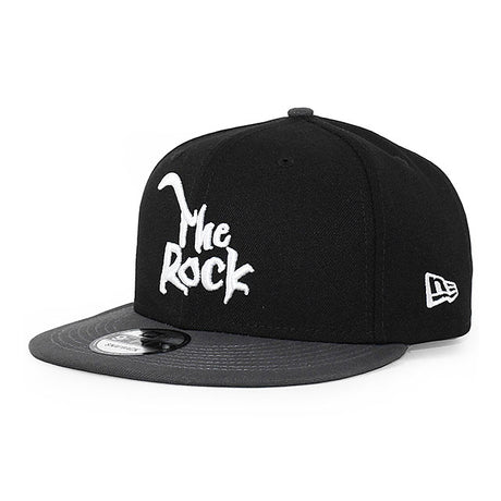 ザ ロックモデル ニューエラ コラボ 9FIFTY スナップバック キャップ WWE THE ROCK BLACK