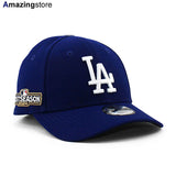 2024 ポストシーズンモデル 子供用 ニューエラ キャップ 9FORTY ロサンゼルス ドジャース YOUTH MLB POSTSEASON ADJUSTABLE CAP BLUE