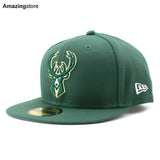 ニューエラ キャップ 59FIFTY ミルウォーキー バックス NBA TEAM-BASIC FITTED CAP GREEN