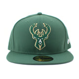 ニューエラ キャップ 59FIFTY ミルウォーキー バックス NBA TEAM-BASIC FITTED CAP GREEN