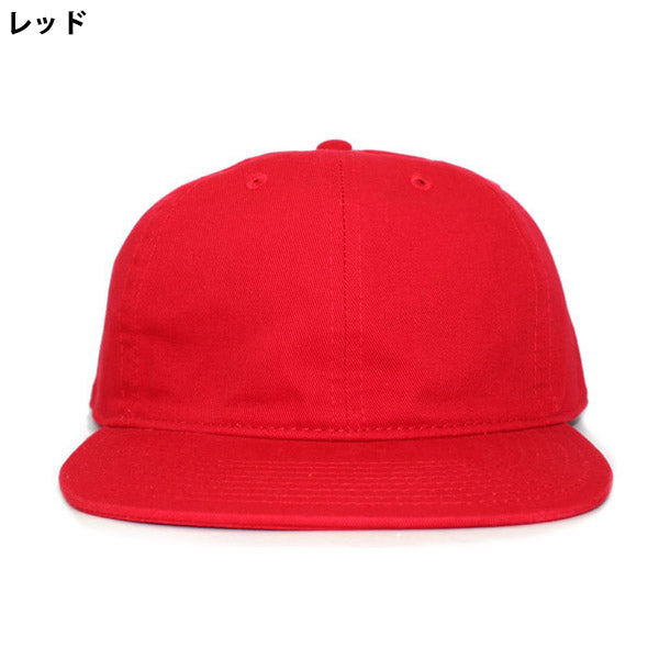 6色展開 ニューハッタン BLANK 6PANEL FLAT VISOR CAP NEWHATTAN