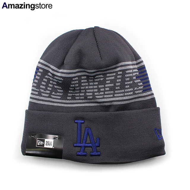 ニューエラ ニット ビーニー ロサンゼルス ドジャース MLB SPORTS KNIT BEANIE GRAPHITE