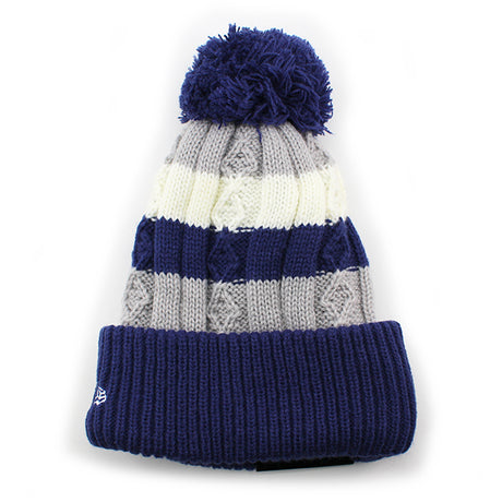 子供用 ニューエラ ニット ビーニー ロサンゼルス ドジャース MLB YOUTH CABLED KNIT BEANIE BLUE