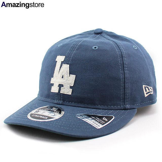 ニューエラ キャップ RC9FIFTY スナップバック ロサンゼルス ドジャース MLB CANVAS FELT LOGO RETRO CROWN SNAPBACK CAP BLUE