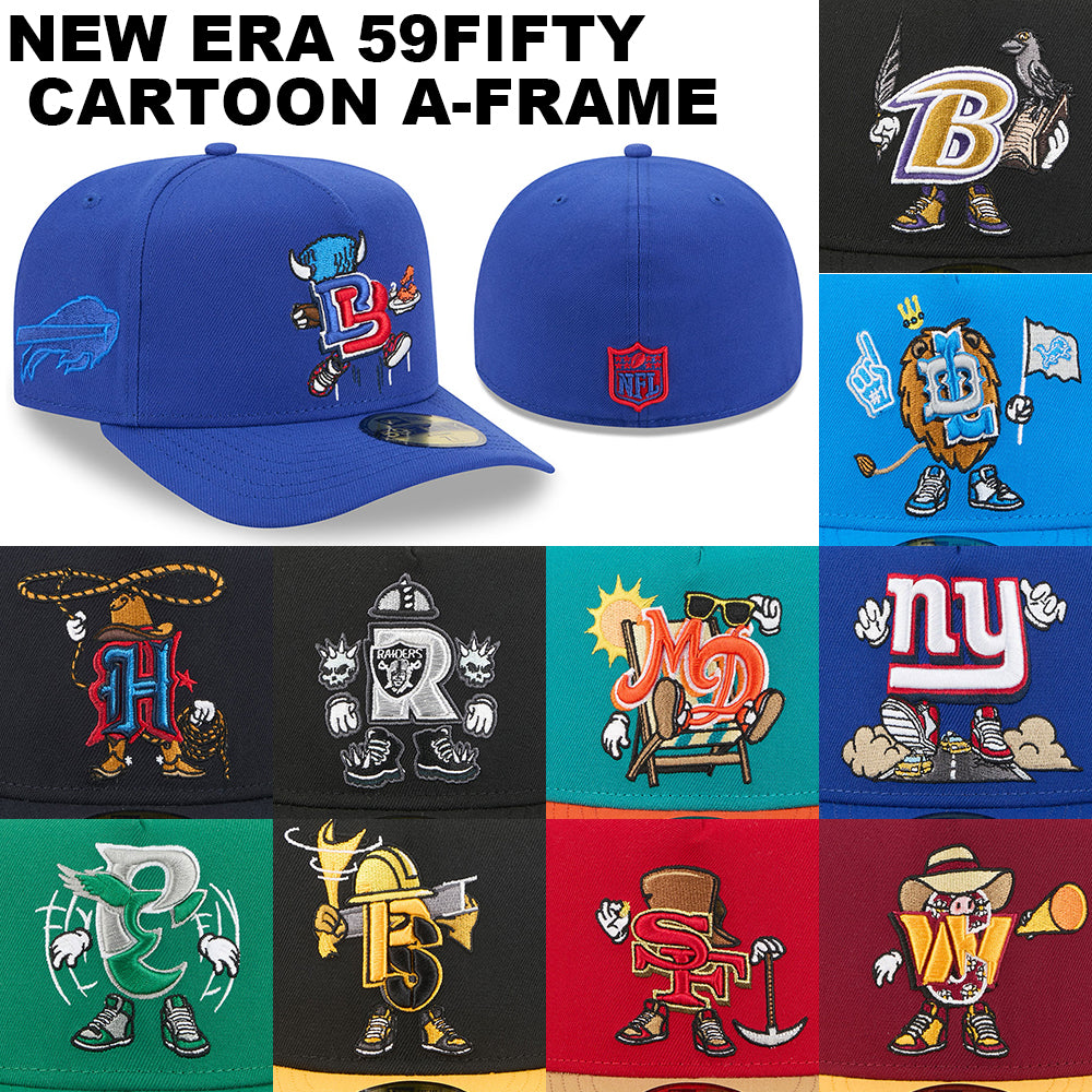 ニューエラ キャップ 59FIFTY NFL CARTOON A-FRAME FITTED CAP