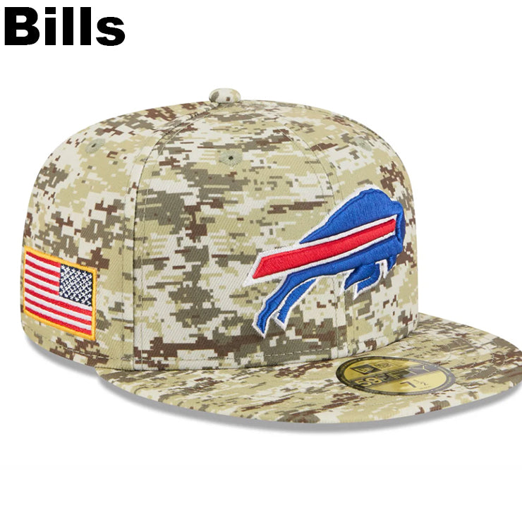 ニューエラ ニットキャップ 59FIFTY NFL 2025 SALUTE-TO-SERVICE FITTED CAP DEGITAL DESERT STORM