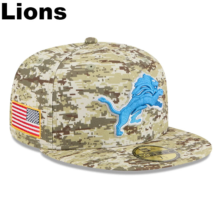 ニューエラ ニットキャップ 59FIFTY NFL 2025 SALUTE-TO-SERVICE FITTED CAP DEGITAL DESERT STORM