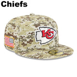 ニューエラ ニットキャップ 59FIFTY NFL 2025 SALUTE-TO-SERVICE FITTED CAP DEGITAL DESERT STORM