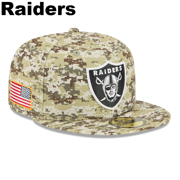 ニューエラ ニットキャップ 59FIFTY NFL 2025 SALUTE-TO-SERVICE FITTED CAP DEGITAL DESERT STORM