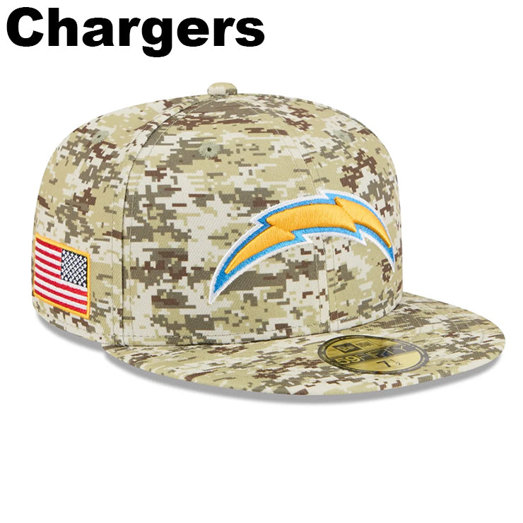ニューエラ ニットキャップ 59FIFTY NFL 2025 SALUTE-TO-SERVICE FITTED CAP DEGITAL DESERT STORM