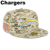ニューエラ ニットキャップ 59FIFTY NFL 2025 SALUTE-TO-SERVICE FITTED CAP DEGITAL DESERT STORM