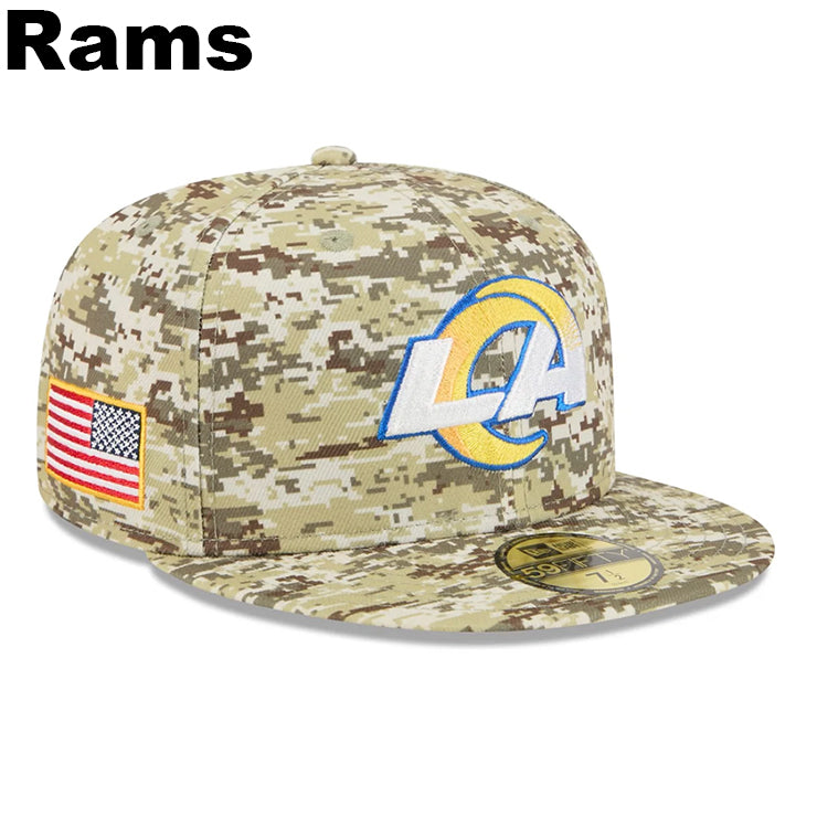 ニューエラ ニットキャップ 59FIFTY NFL 2025 SALUTE-TO-SERVICE FITTED CAP DEGITAL DESERT STORM