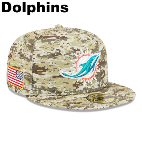 ニューエラ ニットキャップ 59FIFTY NFL 2025 SALUTE-TO-SERVICE FITTED CAP DEGITAL DESERT STORM