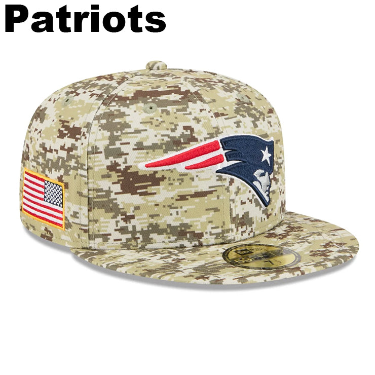ニューエラ ニットキャップ 59FIFTY NFL 2025 SALUTE-TO-SERVICE FITTED CAP DEGITAL DESERT STORM