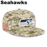 ニューエラ ニットキャップ 59FIFTY NFL 2025 SALUTE-TO-SERVICE FITTED CAP DEGITAL DESERT STORM