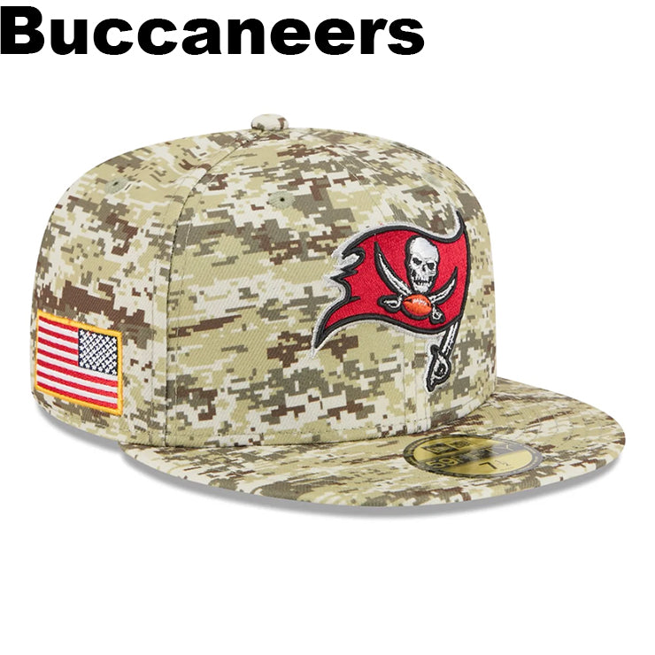 ニューエラ ニットキャップ 59FIFTY NFL 2025 SALUTE-TO-SERVICE FITTED CAP DEGITAL DESERT STORM