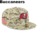 ニューエラ ニットキャップ 59FIFTY NFL 2025 SALUTE-TO-SERVICE FITTED CAP DEGITAL DESERT STORM
