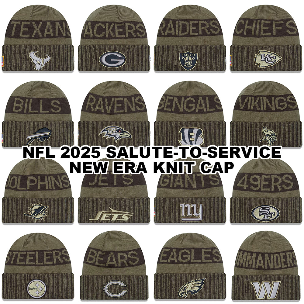 ニューエラ ニットキャップ ビーニー NFL 2025 SALUTE-TO-SERVICE