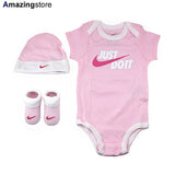 幼児用 ナイキ ロンパース NHN JDI 3 PIECE INFANT SET PINK