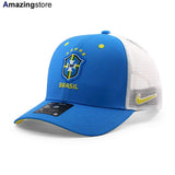 ナイキ メッシュキャップ サッカー ブラジル代表 RISE TRUCKER MESH CAP BLUE